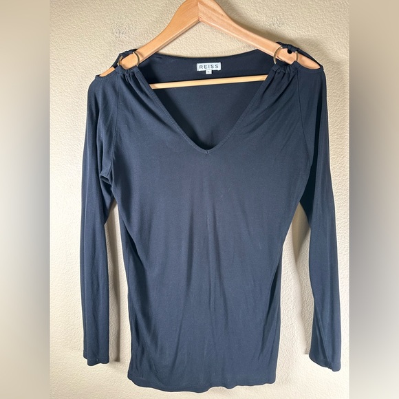 Reiss Tops - Reiss Women’s Carresa Blouse with Long Sleeves